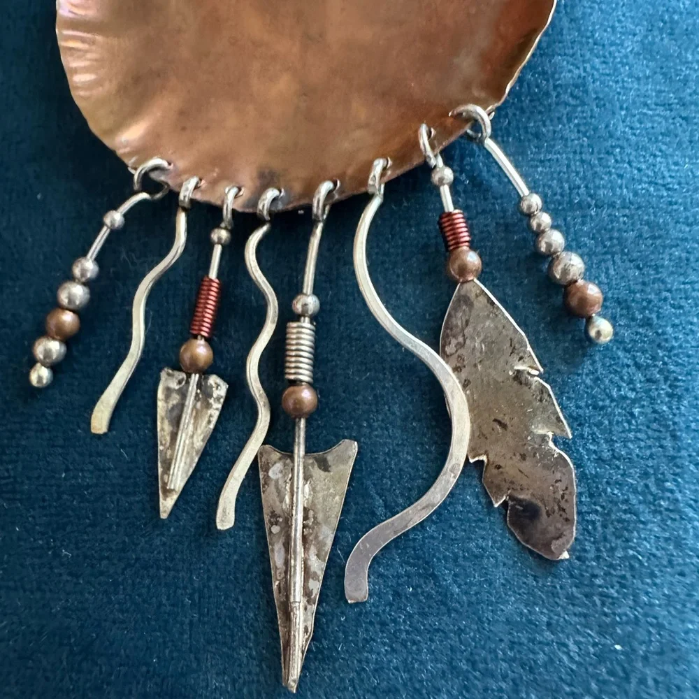 Earrings and Nicklace Jewelry Set -“Princess Warrior “ /Boho, Western, Native .